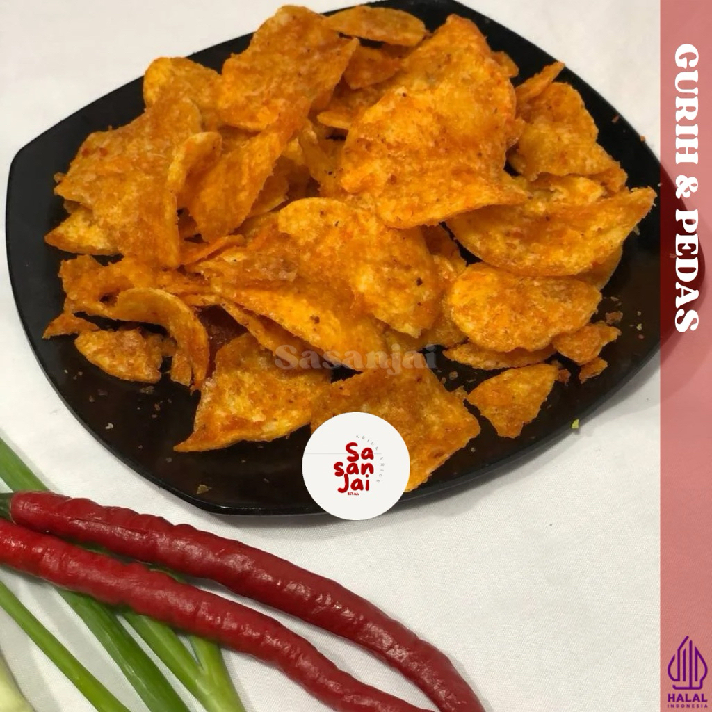 

Keripik Kentang Balado Gurih Enak 250 / 500 gr Oleh-oleh Khas Sumatera Barat Bukittinggi