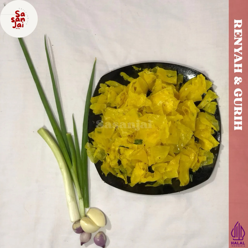 

Keripik Sanjai Kuning / Karitiang / Katam / Ubi Bumbu Kunyit 250 gr Oleh-oleh Khas Sumatera Barat Bukittinggi