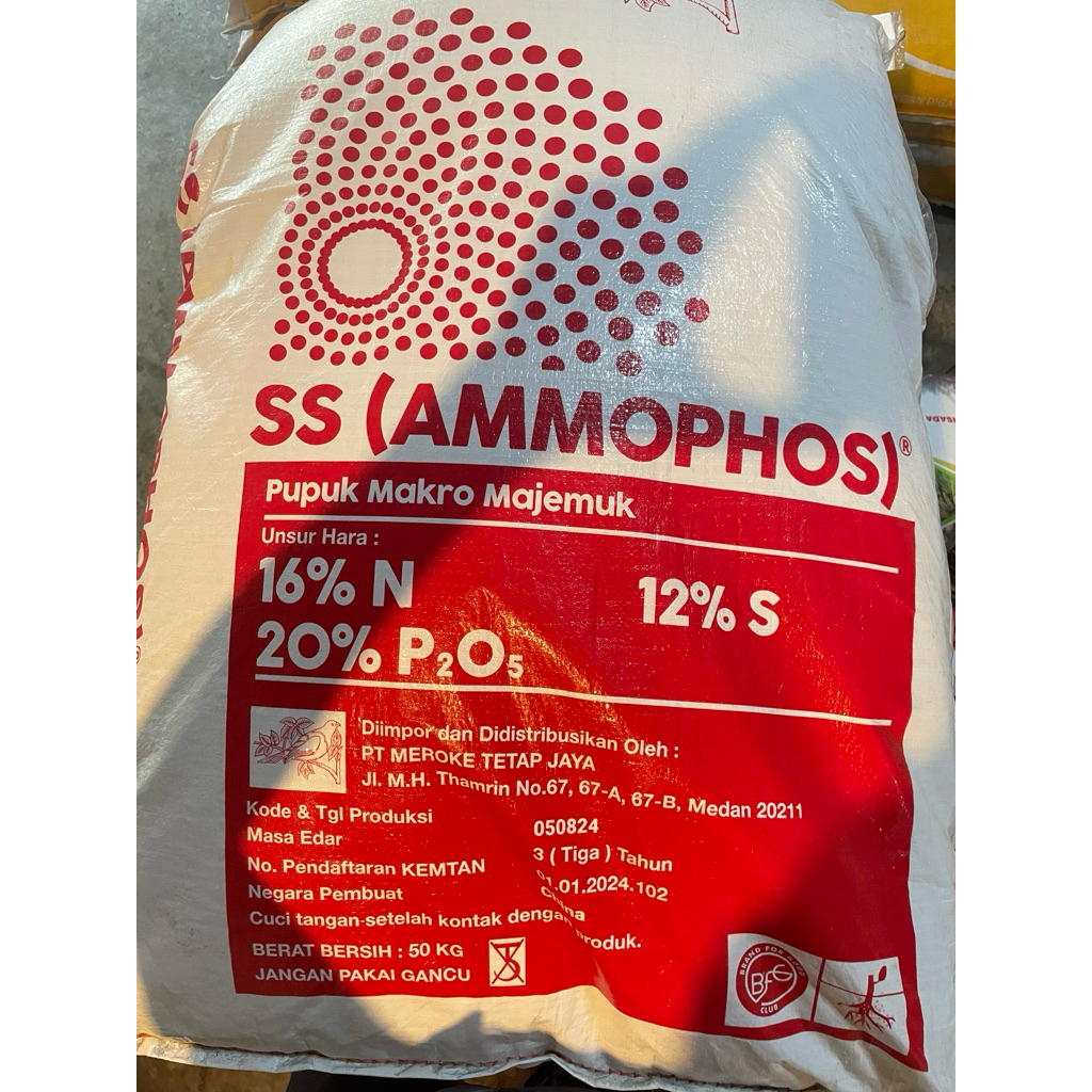 Pupuk Makro Majemuk SS Ammophos 50KG