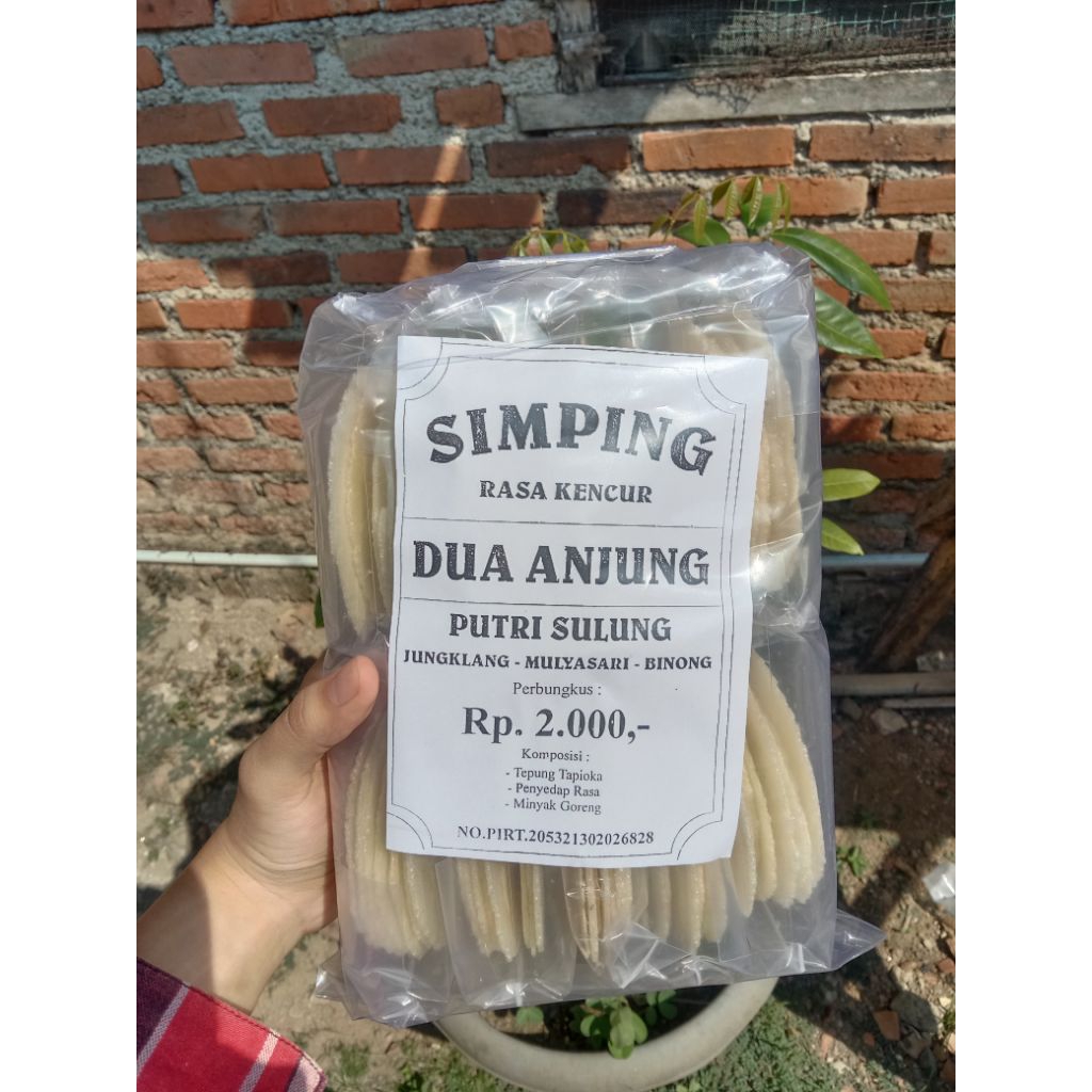 

Simping Rasa Kencur khas Purwakarta - 1 pak isi 10 pcs