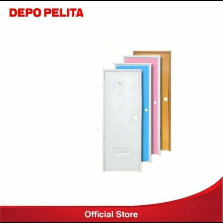 Pintu Kamar Mandi PVC Polos PURWOSARI Kusen Pintu
