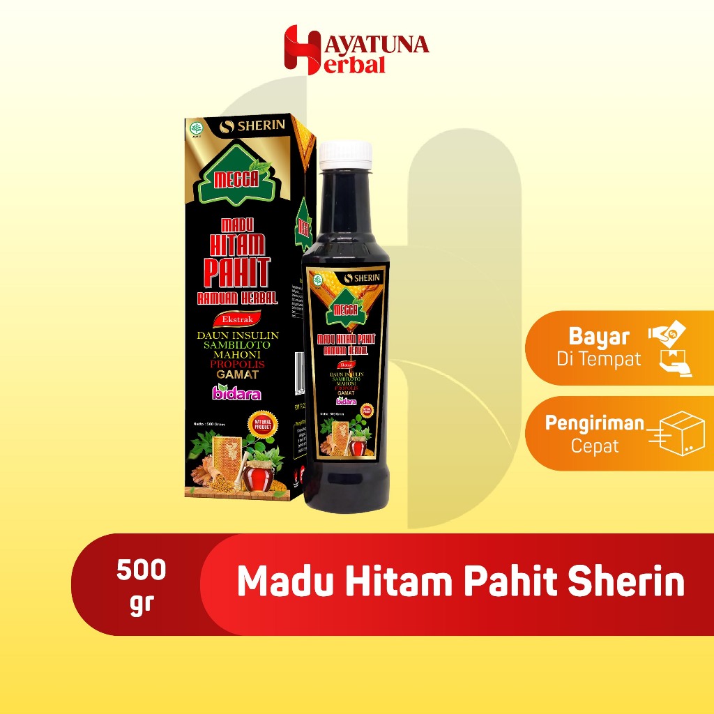 

Sherin - Madu Hitam Pahit Plus Bidara Untuk Diabetes isi 500 gr