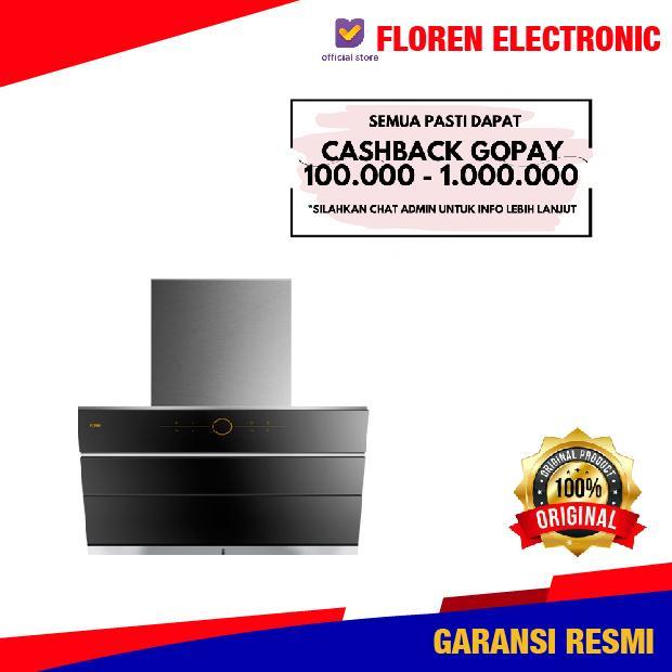 Fotile Cooker Hood Chimney JQG9009X / JQG 9009 X / 9009X Touch + Wave Control Penghisap Asap Dapur 9