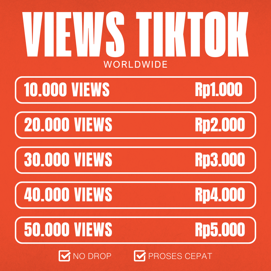 Views Tiktok Global World Wide Meningkatkan Popularitas