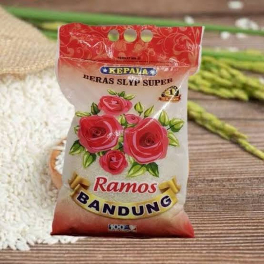 

beras ramos bandung 5kg beras 5 kg pulen sedang