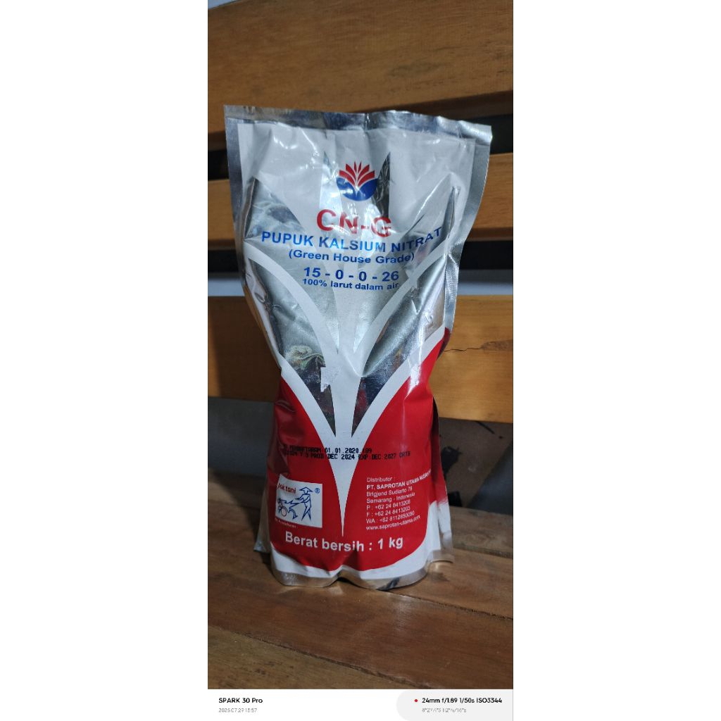 Kalsium Nitrat CNG 1kg Murah