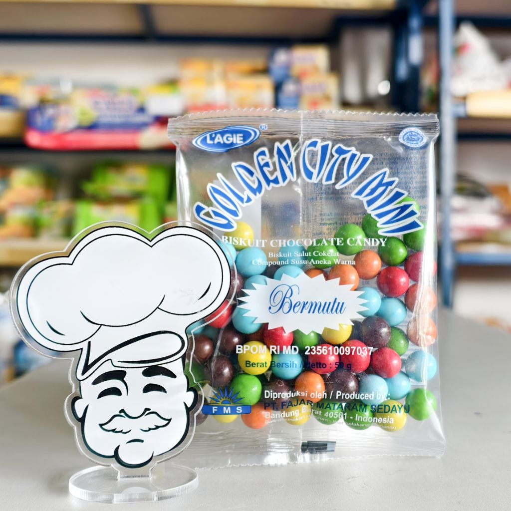 

Lagie Goldencity Mini Warna Warni 50Gr / Coklat Bola Mini Warna Warni 50Gr