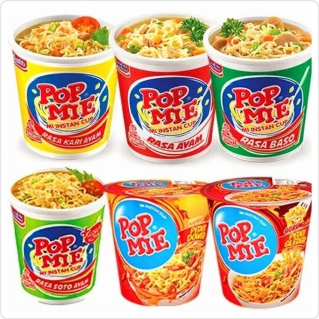 

POPMIE Cup Instan All Varian 75g