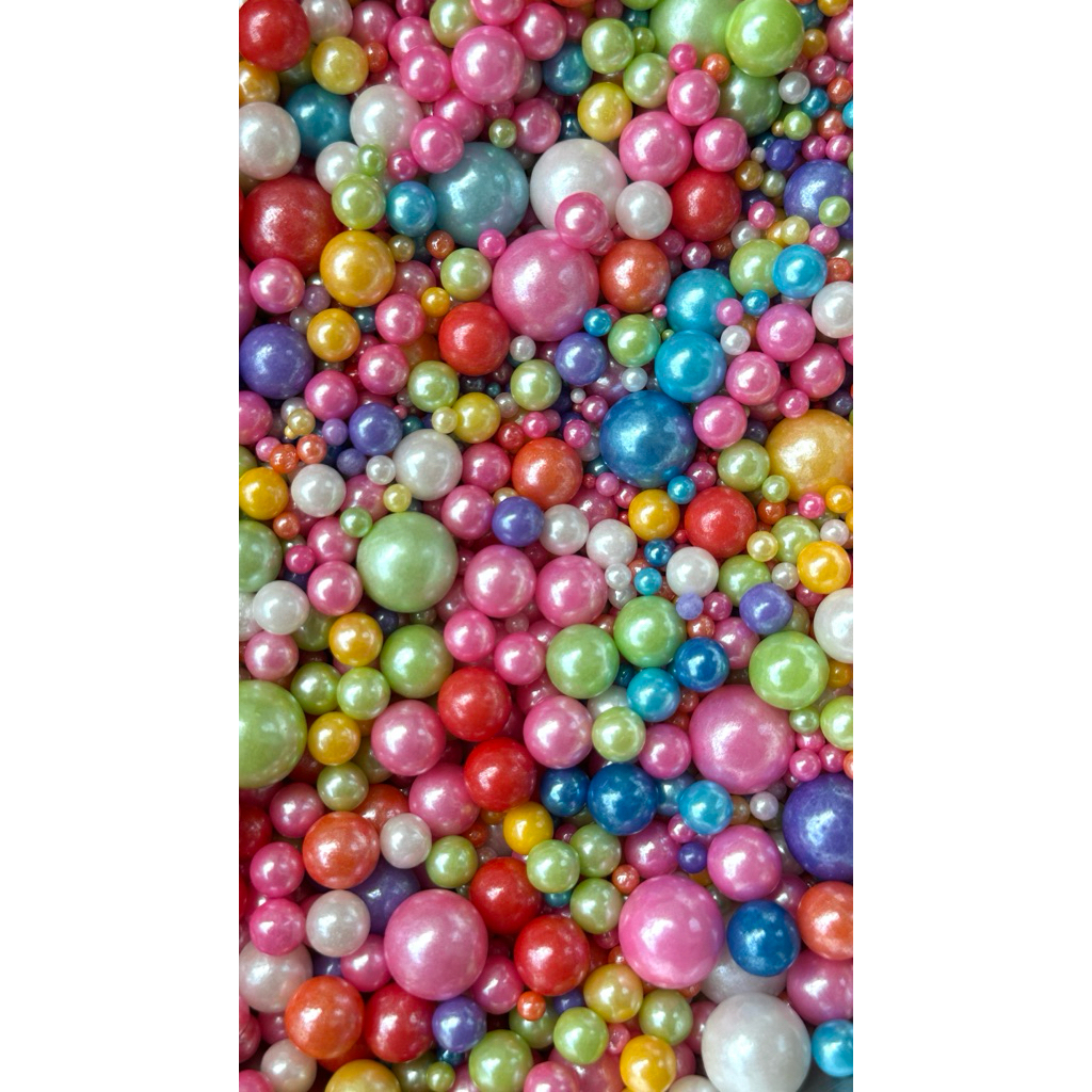 

mix sprinkles mix beads mix trimit hiasan kue warna warni dekorasi kue