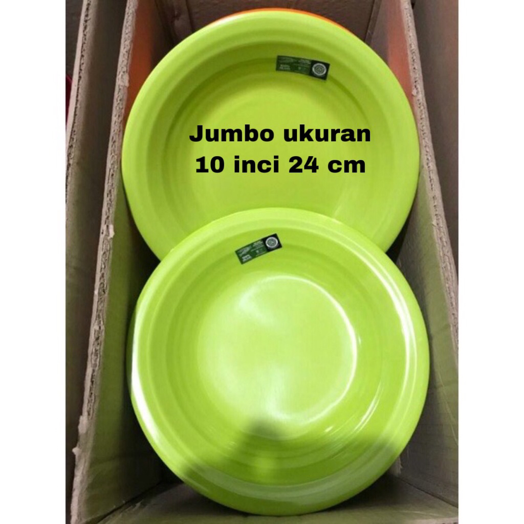 Piring melamin 10 inc P1001 ( 6 Pcs )