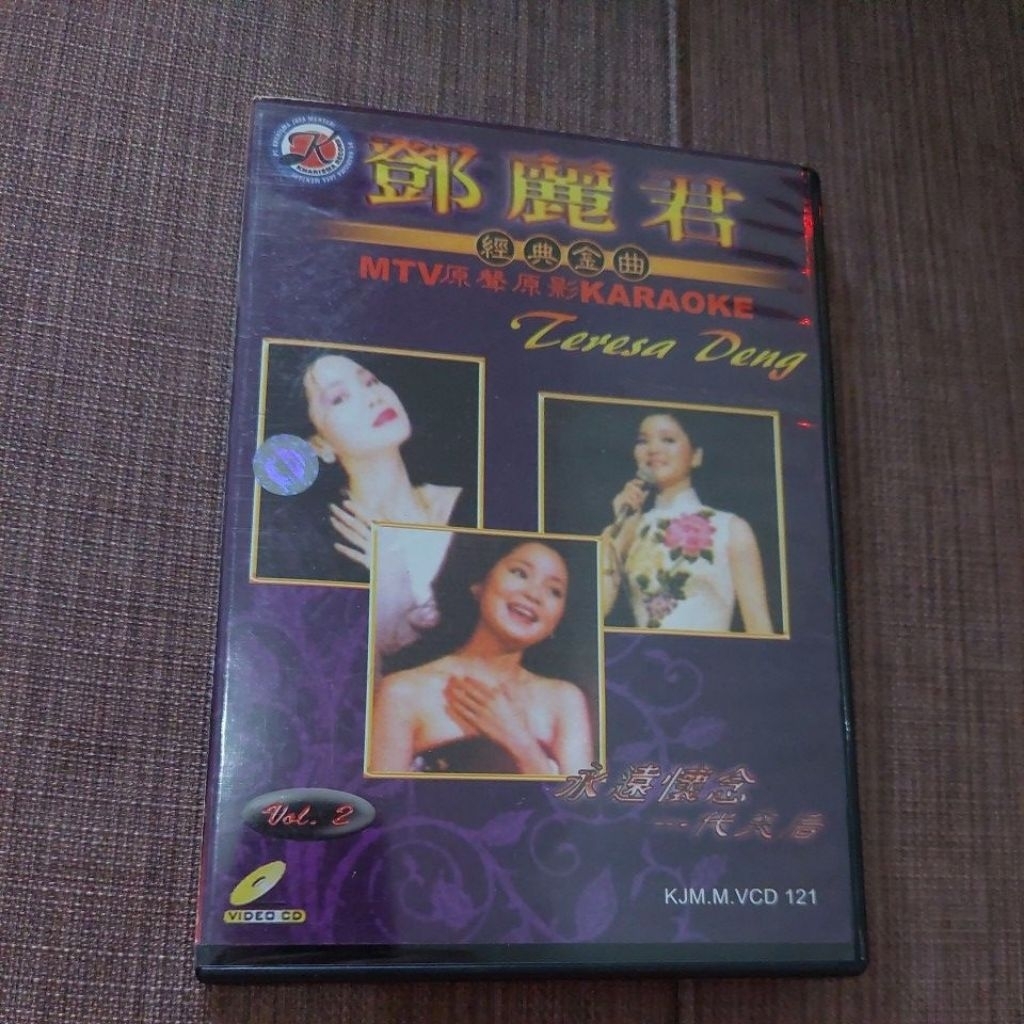 VCD original karaoke teresa teng