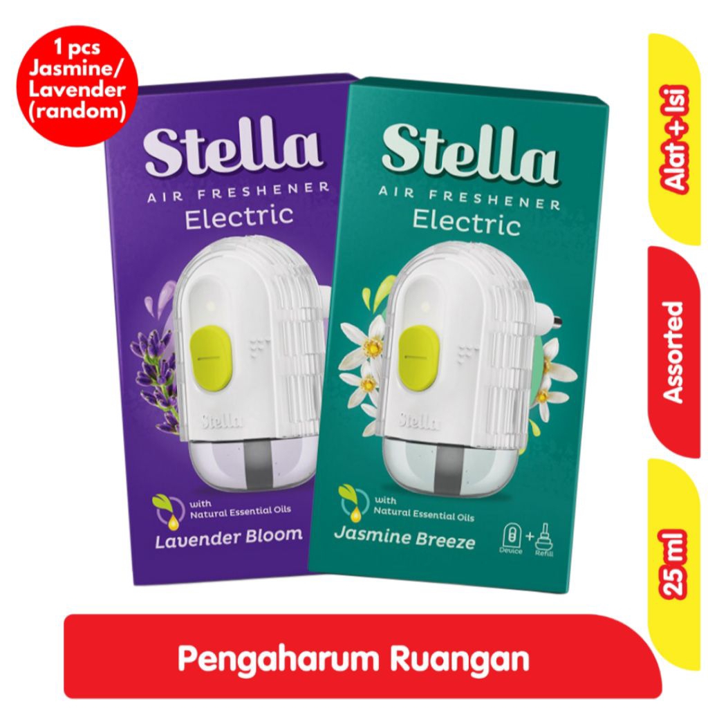 Stella Pengharum Ruangan Elektrik Alat + Refill 25 ml