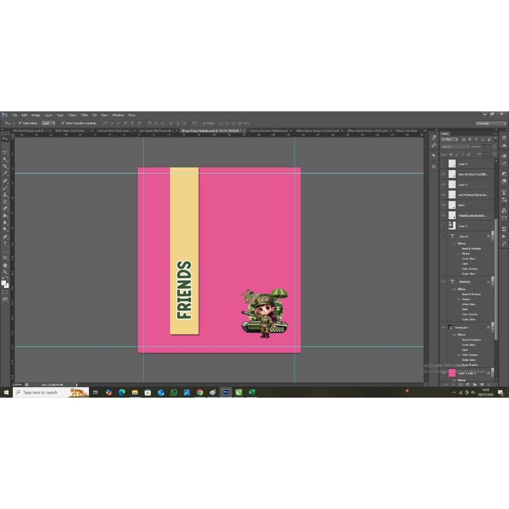 

NAKULA Potrait Custom 22x25x15 Orderan Kak Mega