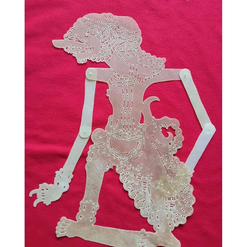 Wayang kulit asli tokoh Sengkuni/Wayang Sangkuni Gebingan