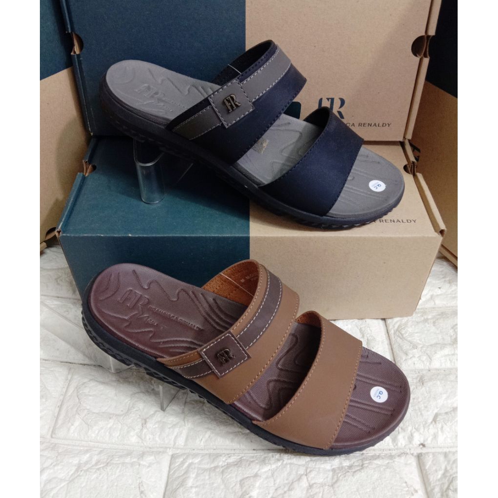 Sandal selop pria FRANSISCA RENALDY MIGUELLE 02 terbaru original
