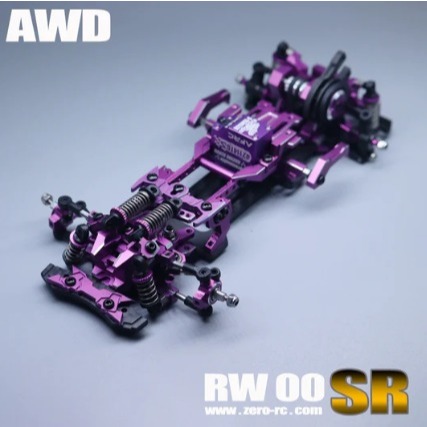 ZeroRC RW00-SR 1/24 AWD RWD RC DRIFT CAR KIT