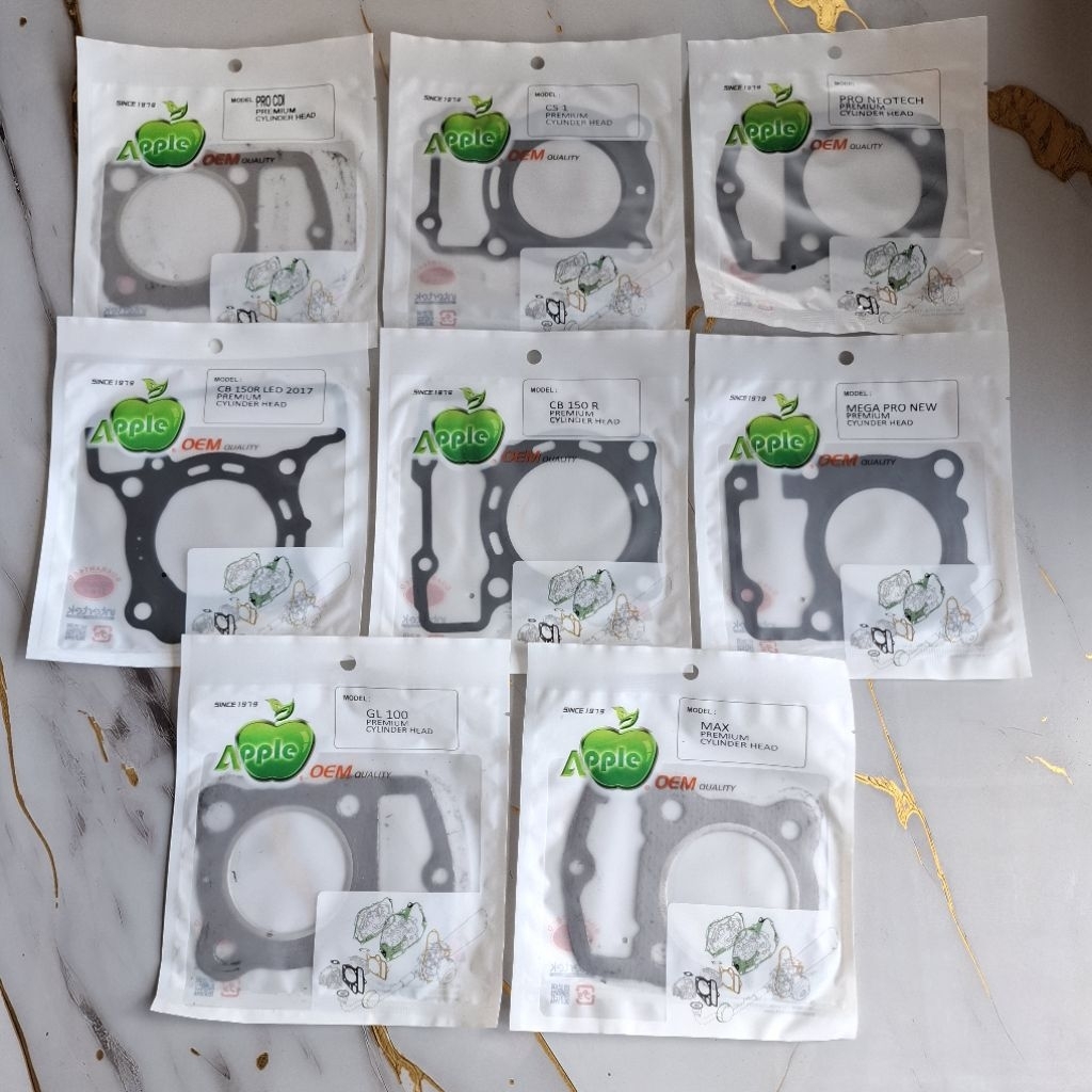 (GASKET APPLE) PAKING HEAD DEKSEL SEMUA MOTOR BESAR HONDA - MEGE PRO NEW/ CB 150 R/ CB 150 R LED/ CS