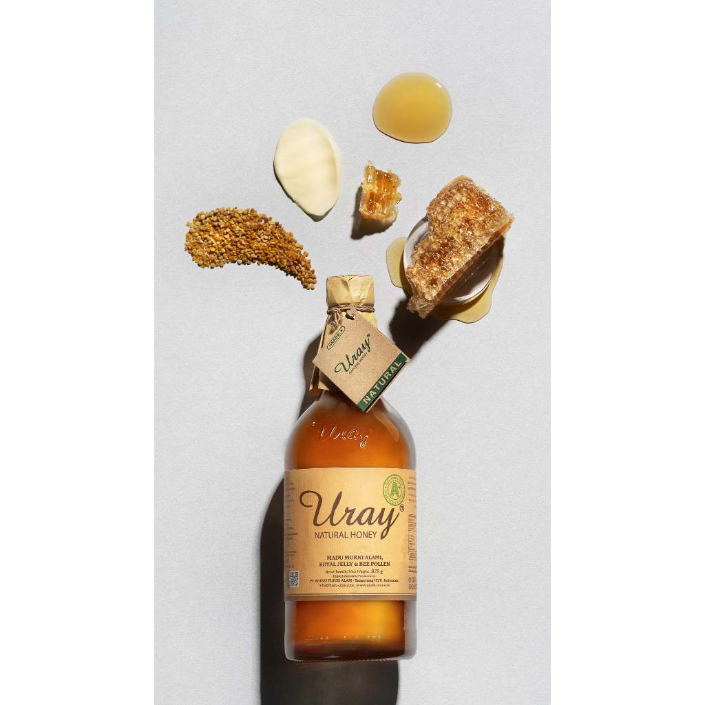 

URAY NATURAL HONEY 100% MADU MURNI ALAMI || 875gr|| 450gr|| 150gr || Uray Stick