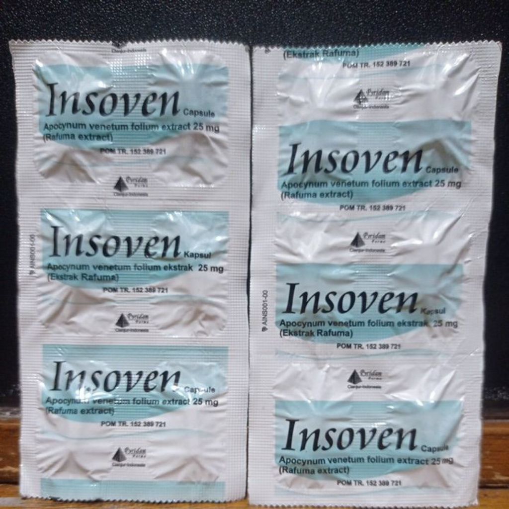INSOVEN 6 kapsul | obat insomnia | meringan sulit tidur