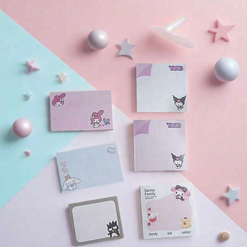 

Notes Sanrio Lucu, bahan tebal