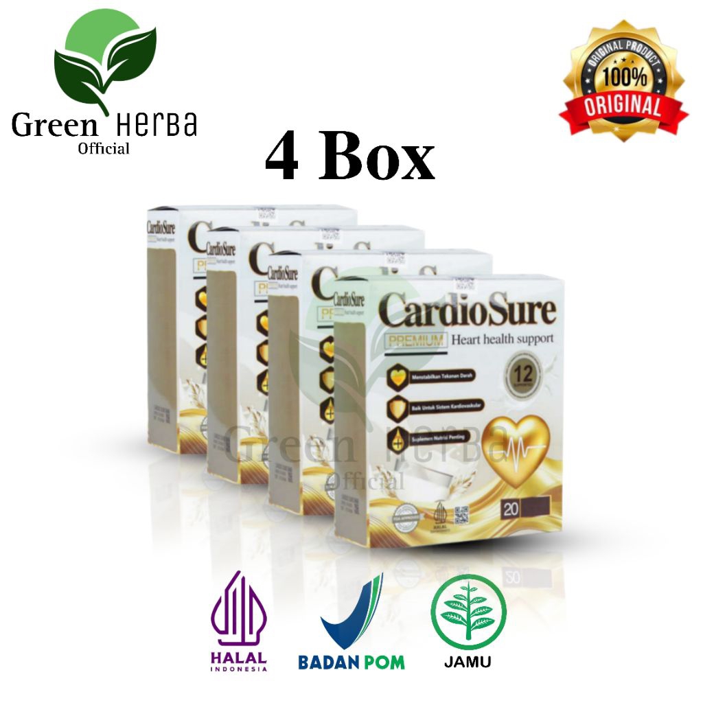 

Cardiosure Asli Original 4 Box Susu Untuk Kesehatan Jantung