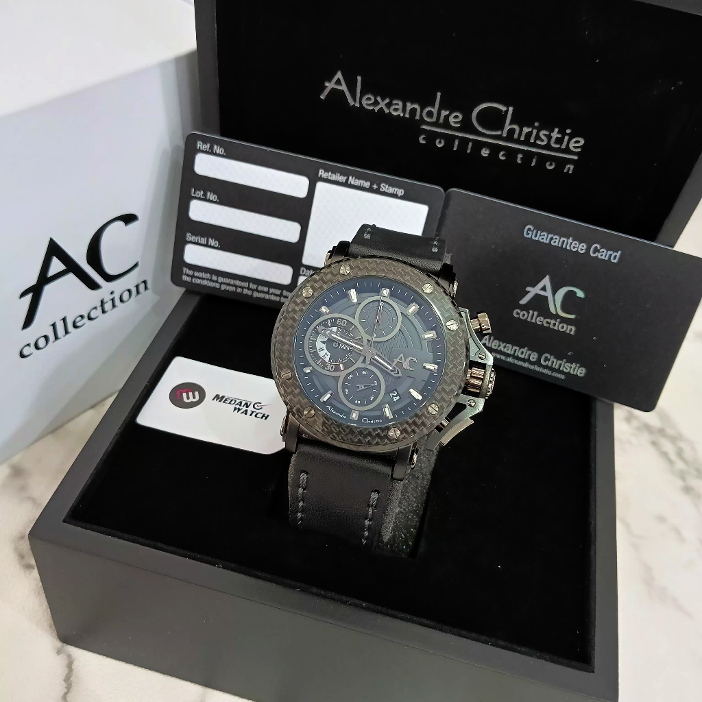Jam Tangan Pria Analog Alexandre Christie 9205MC AC9205 AC 9205 MC 9205 MCLEPBA(GL) Original Garansi