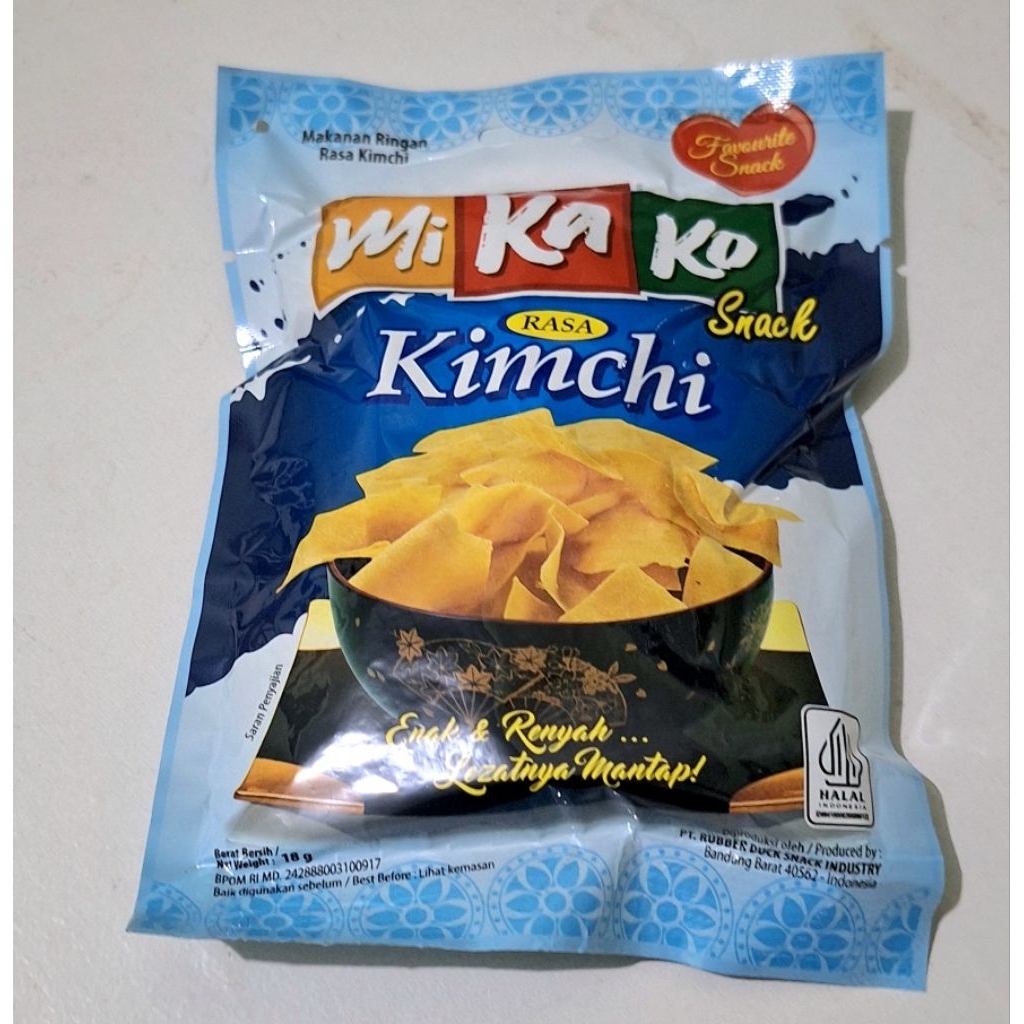 

Snack mikako rasa kimchi, Snack viral