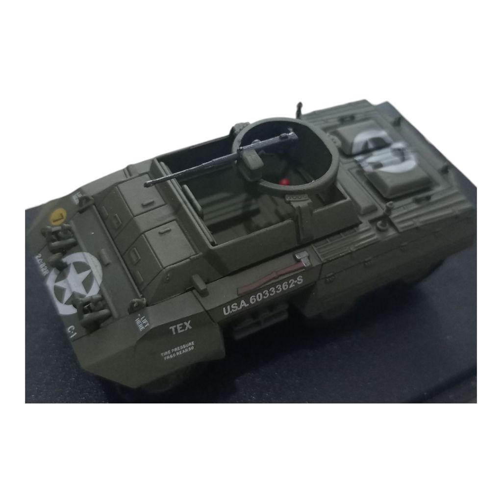 Die Cast Miniatur US M20 Utility Car 82nd Recon Battlion, 2nd Armored Div., France, August 1944 scal