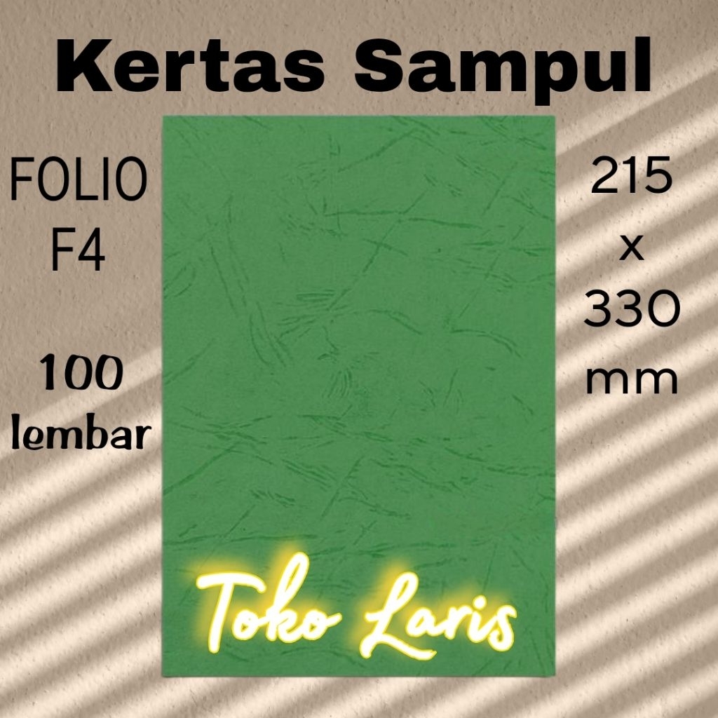 

Kertas COVER / Sampul ukuran FOLIO BC motif bufalo