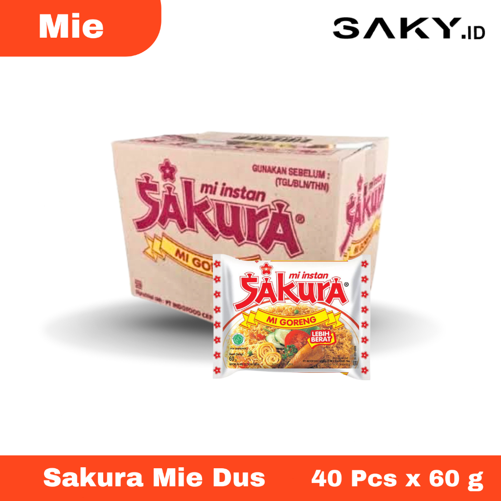 

Sakura Mie Instant Goreng Dus Isi 40 Pcs