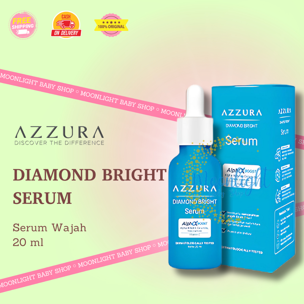 Azzura Diamond Bright Serum 20ml - Menghilangkan Flek Hitam dan Bekas Jerawat