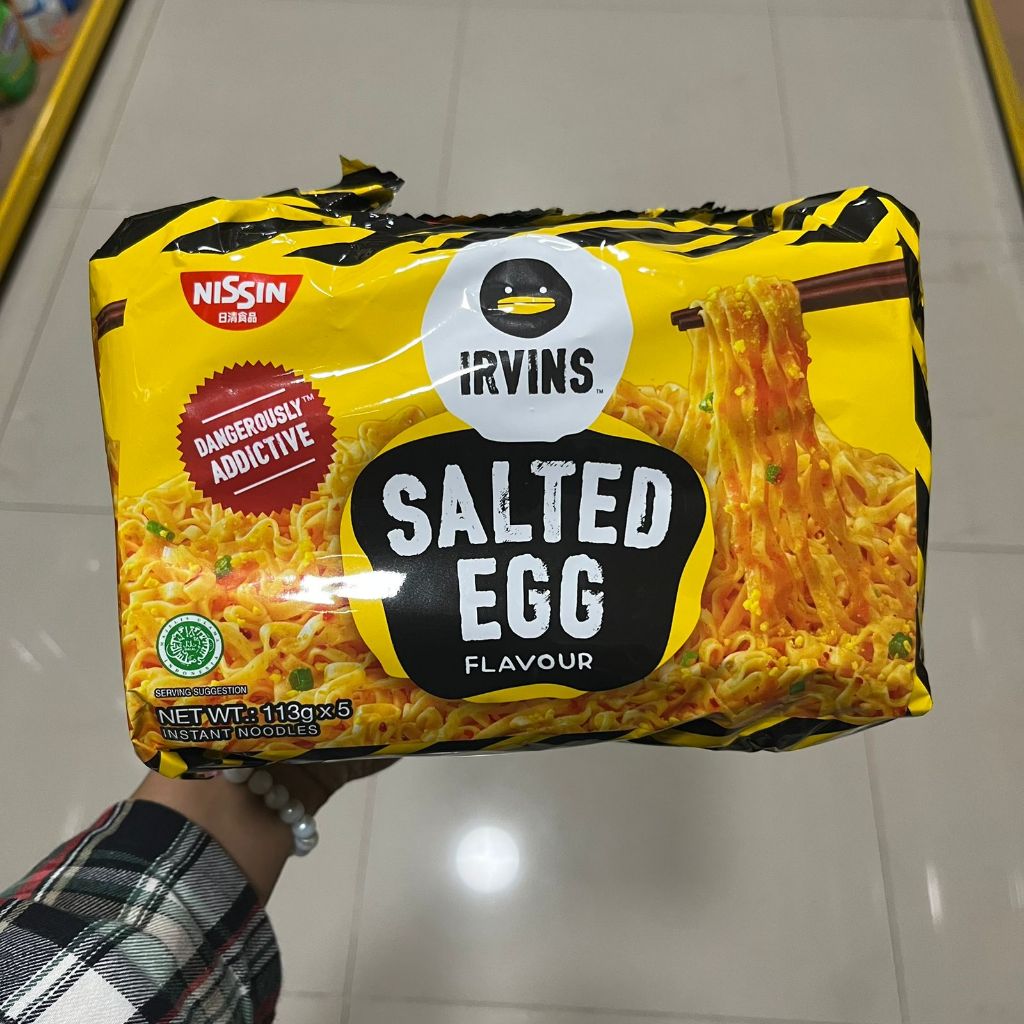 

Nissin Irvins Packet Noodles - Salted Egg 113g. ( READY STOCK )