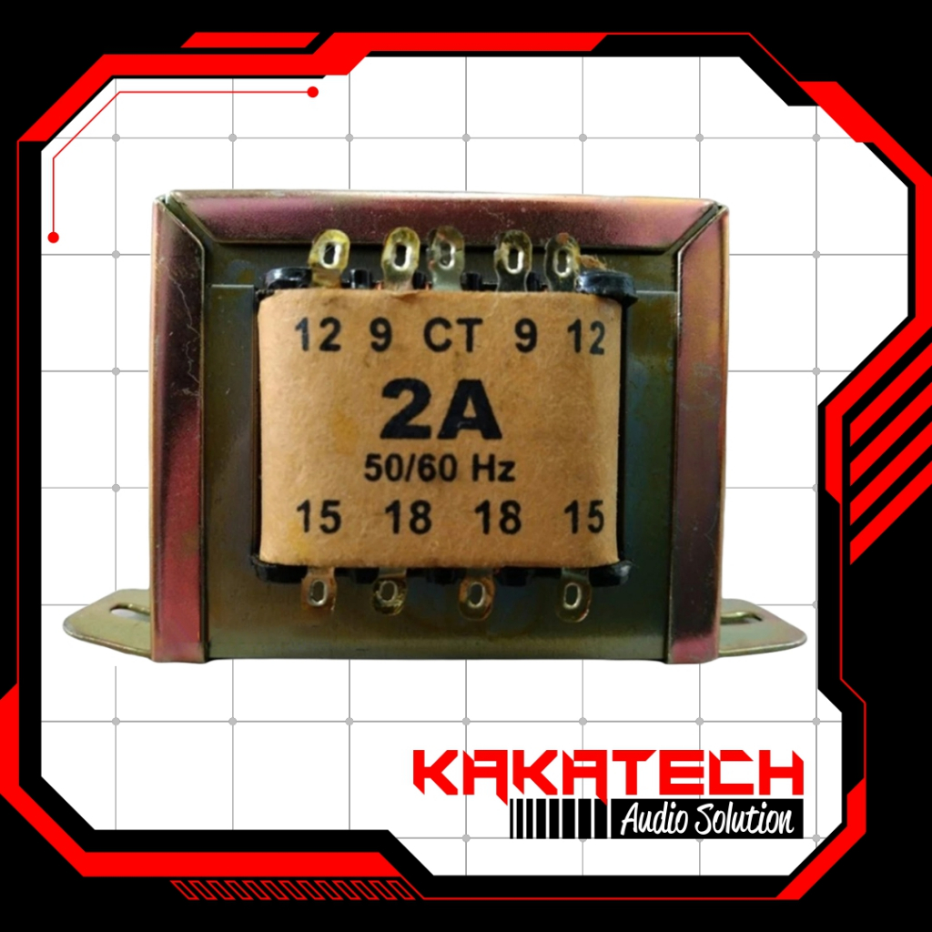 Trafo Travo 2A Ampere 18V CT Realpro / Trafo 2 Ampere CT