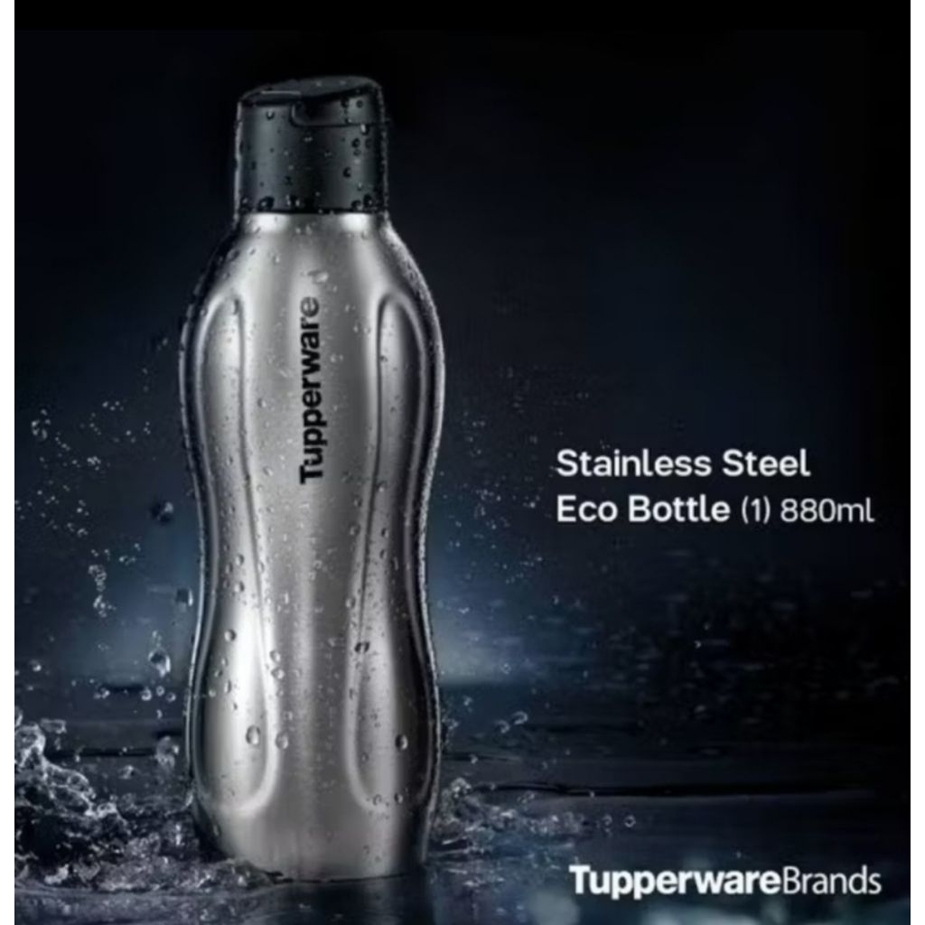 NEW!! Termos Eco Bottle Stainless Steel 880ml Tupperware