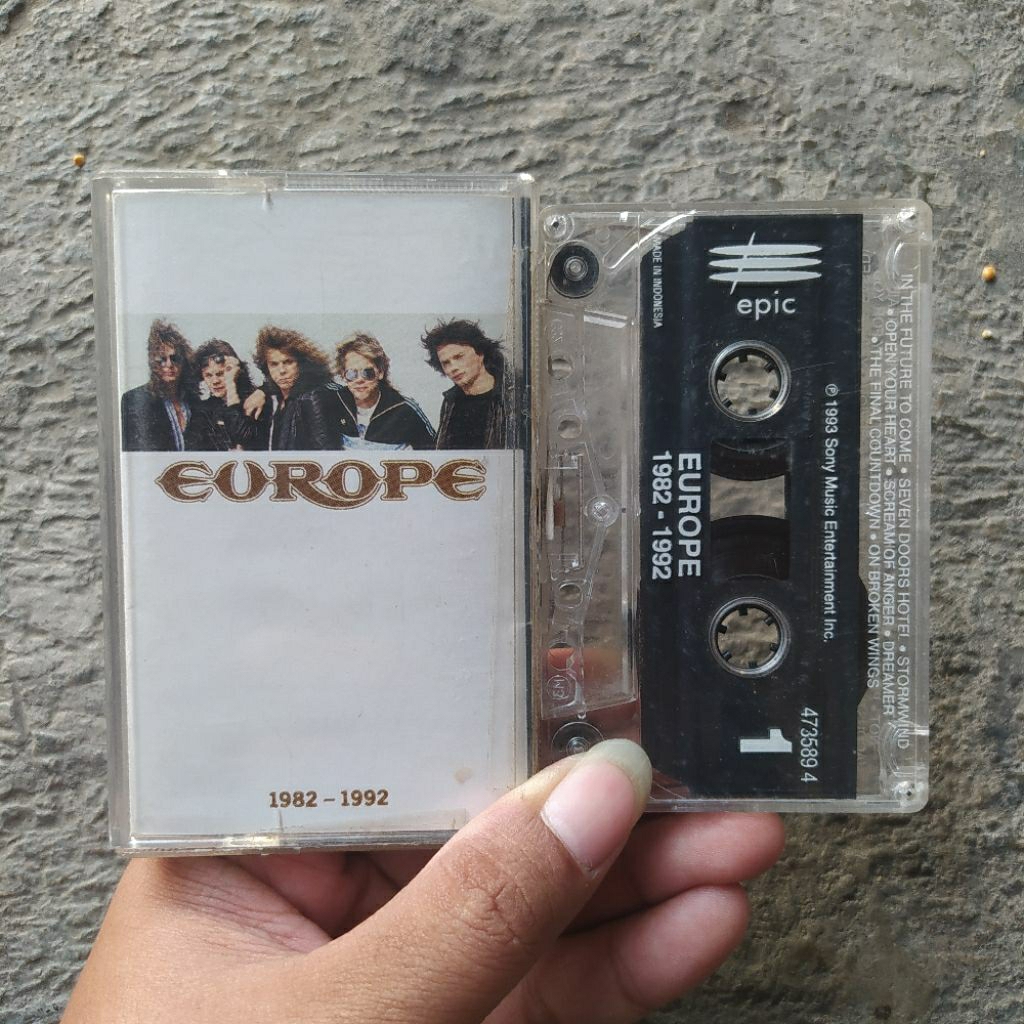 Kaset Pita Europe - 1982-1999