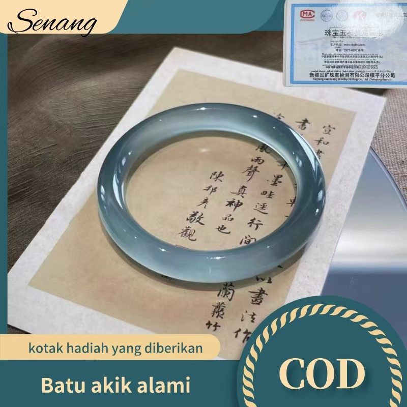 Gelang Lapis Berwarna/Gaya Cina Kuno/Gelang Kecantikan/Gelang Batu Giok Imitasi