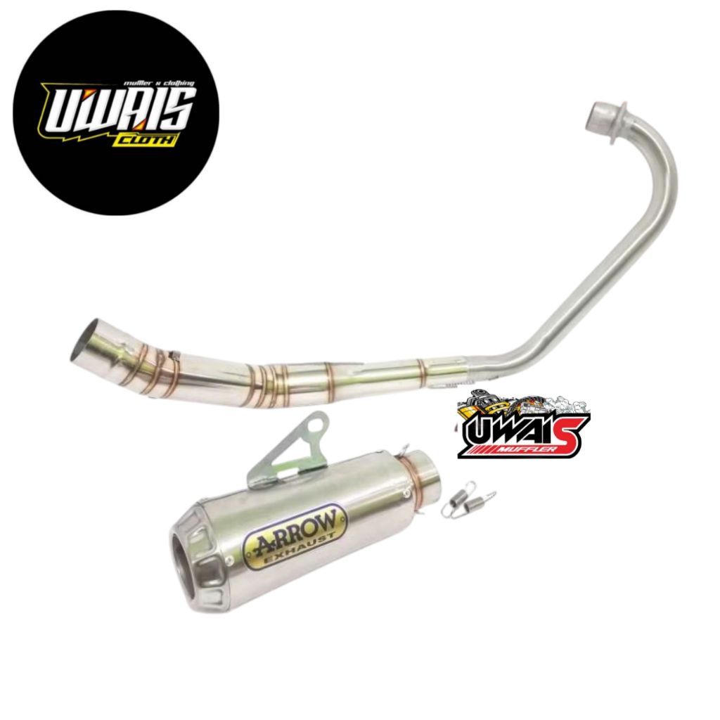 EXHAUST ARROW GTX PNP LC135 V1-V8, Y15ZR, Y15, RS150, RSX150, YZF-R15, MT15, RAIDER FI R 150, GSX150