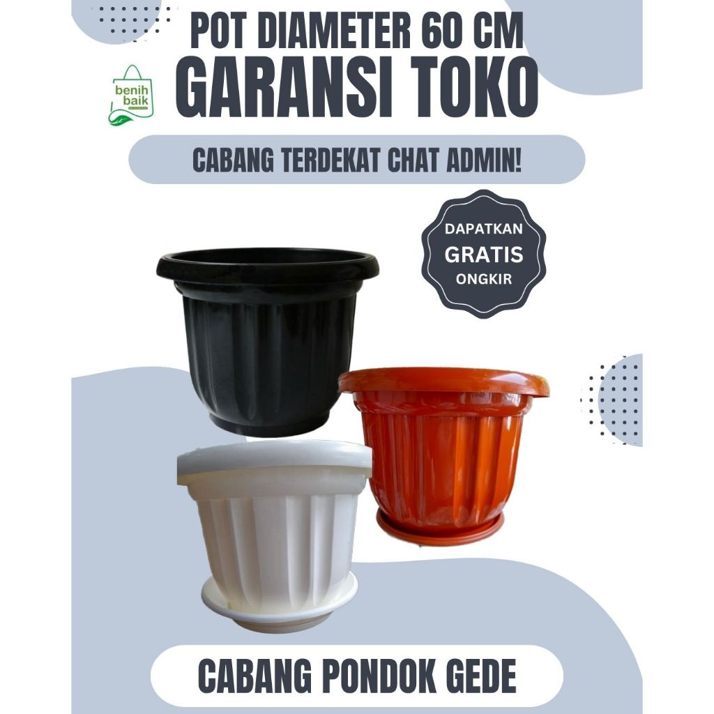 Pot Hitam 60 Grosir Pondokgede