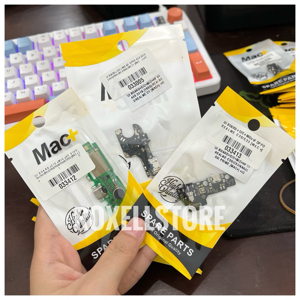 Ui Board CC Mic HF Opp A3s 2019/Realme 2/Realme C1 +IC Sparepart Hp