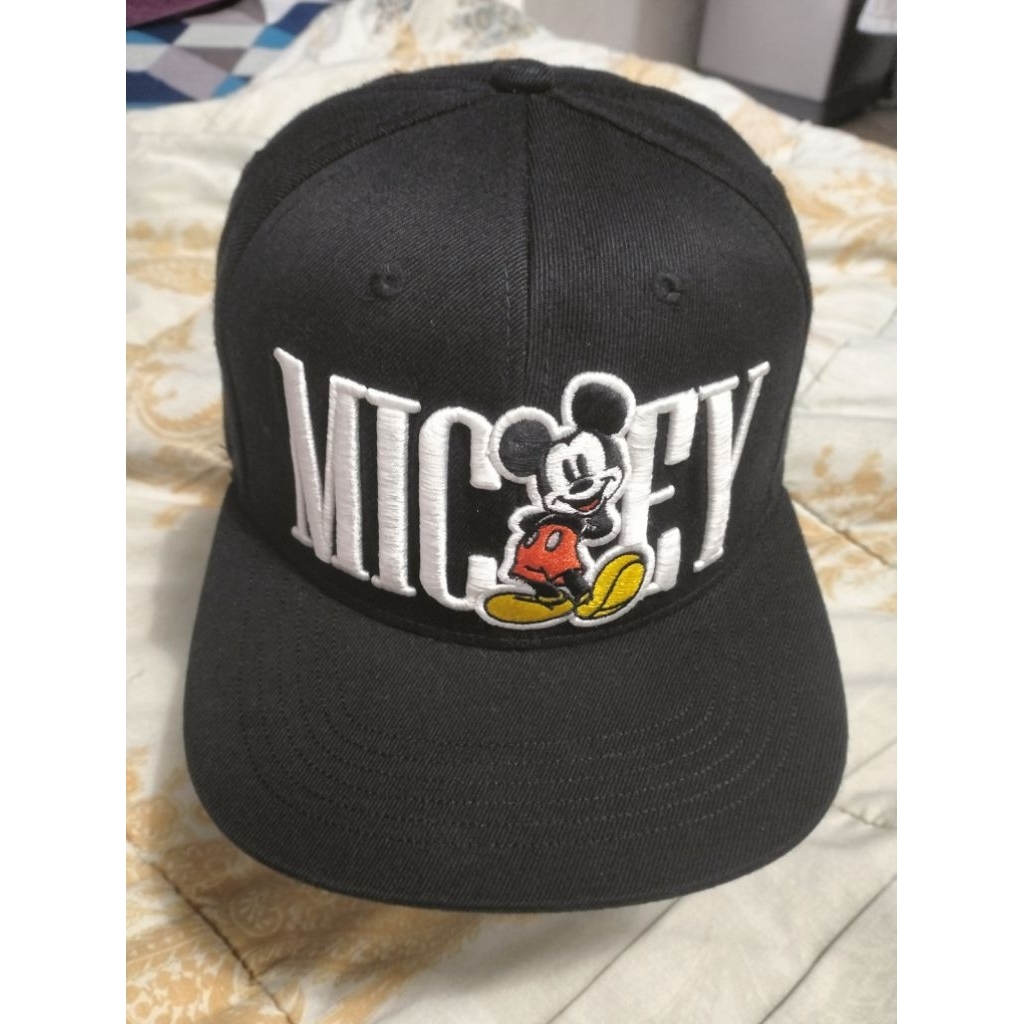 Topi Snapback Feltics X Disney Mickey Mouse Hitam