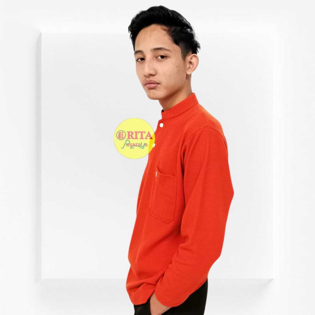 Modasport Kaos Lengan Panjang Kerah Sanghai