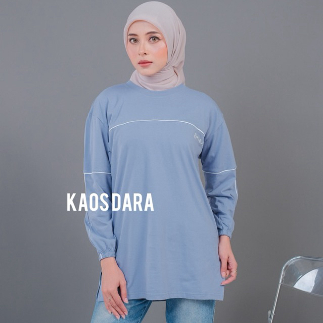KAOS DARA - LIST BADAN TANGAN KARET