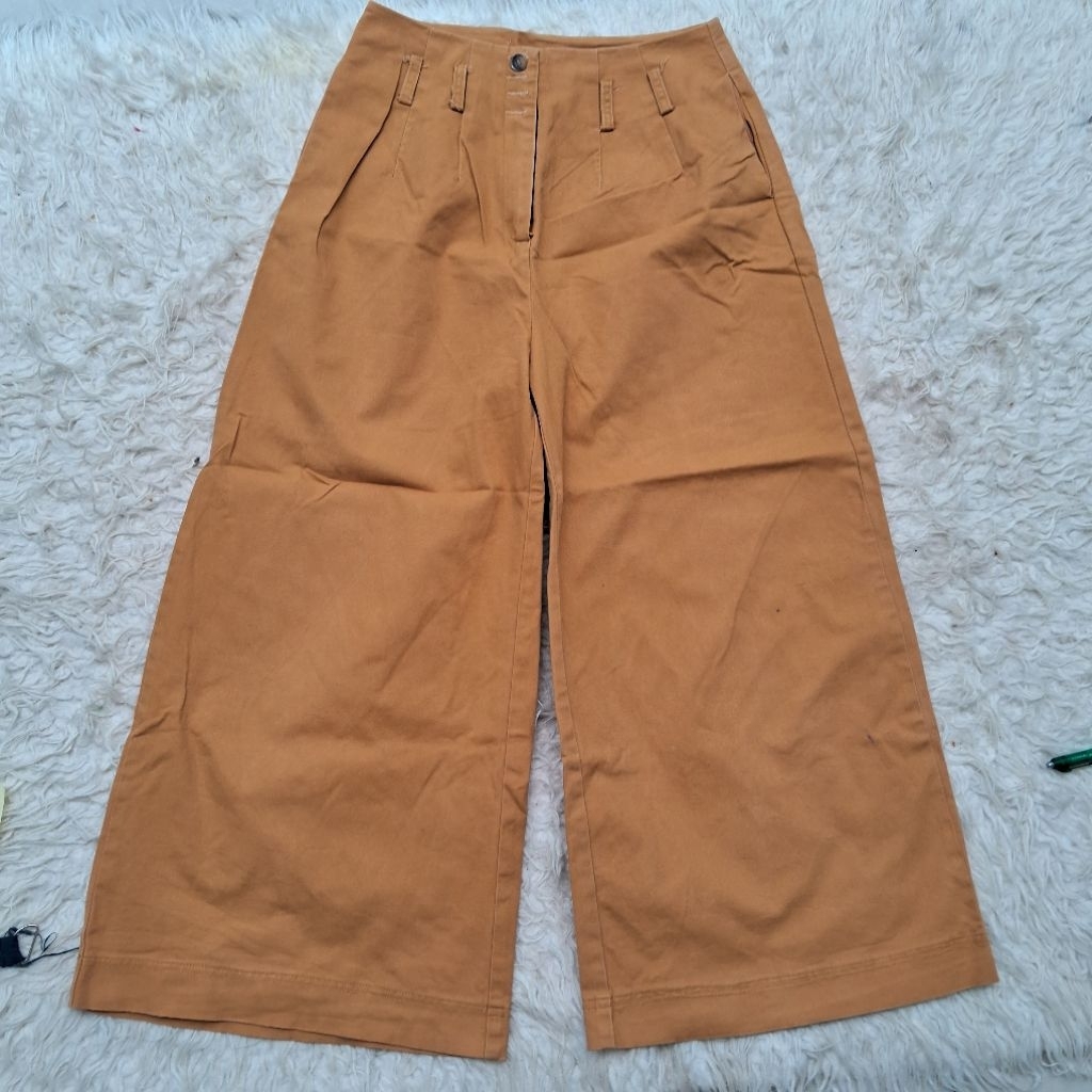 preloved celana kulot cullote pants brand pomelo seken second bekas bukan new
