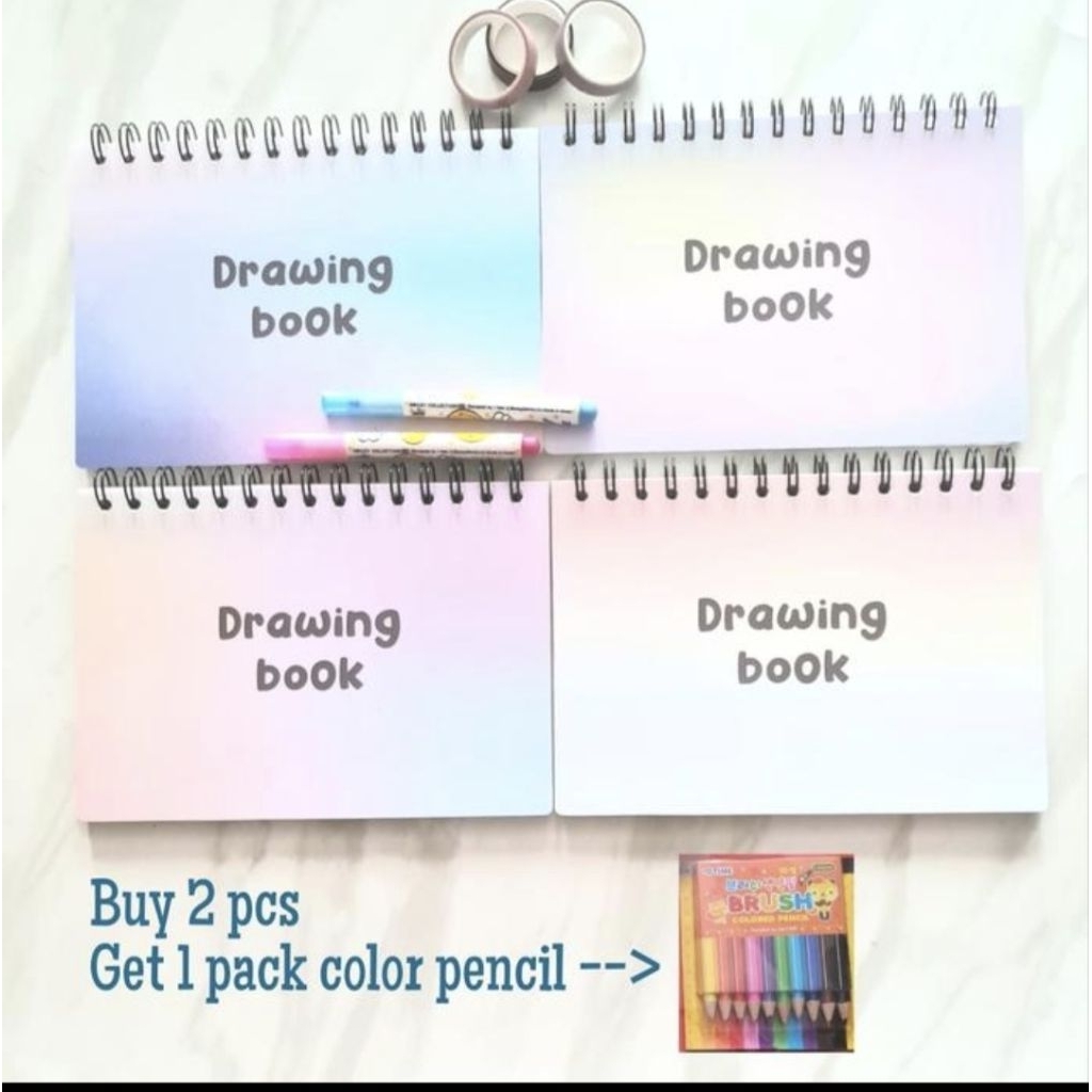 

Drawing Book PP Rainbow Color A5