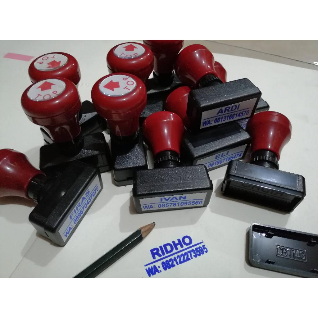 

Cap Stempel Warna Flash I Otomatis Design Custom/BESAR