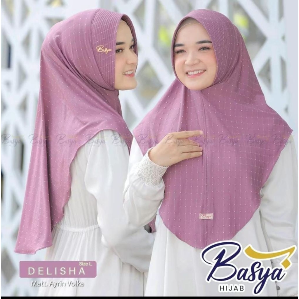 ** Basya Hijab ** Hijab Delisha L Original Basya Hijab