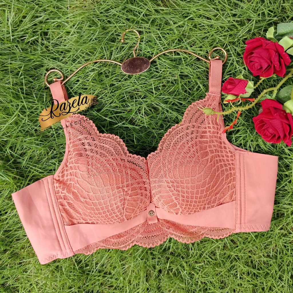 BRA BH FASHION WANITA PAKAI KAWAT CUP A KECIL BUSA SEDANG SIZE 32-38