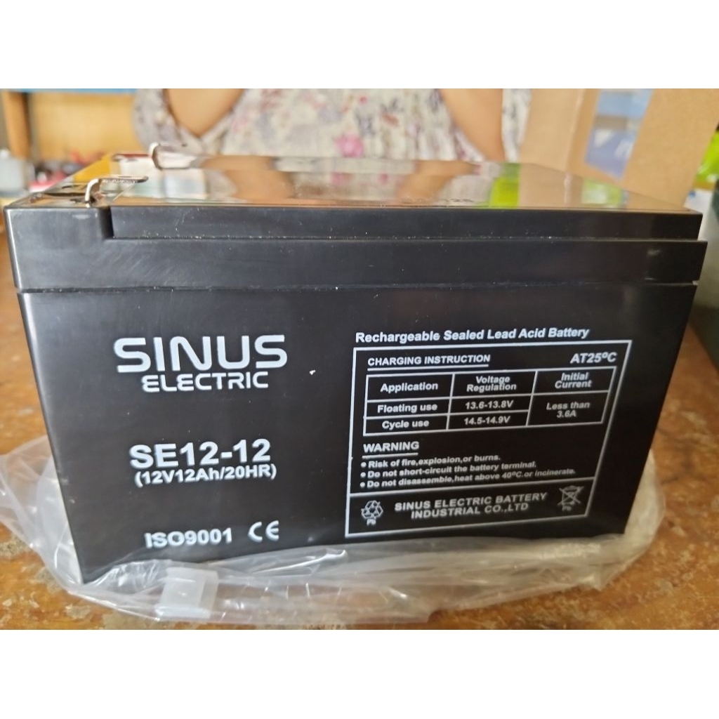 AKI SINUS | 12V12Ah | 12V 12Ah | AKI KERING | ORIGINAL 100%