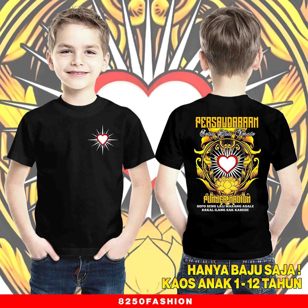 KAOS ANAK - PERSAUDARAAN SETIA HATI PUNJER MADIUN  -  BAJU DISTRO PSHT UNTUK ANAK COWOK CEWEK