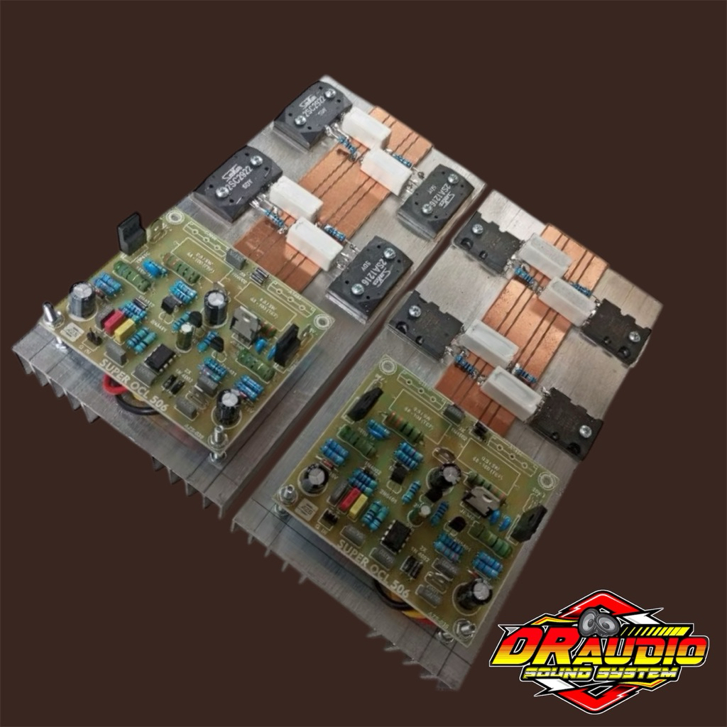 SEPASANG KIT DRIVER SOCL 506 PRO PLUS 2set SANKEN TOSHIBA ORIGINAL Pcb fiber fr4